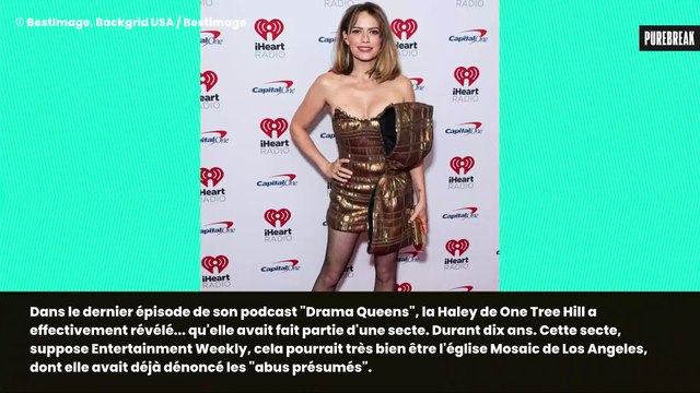 Cette star de la série Les Frères Scott révèle avoir fait partie d'une secte, et elle compte tout balancer dessus dans un livre