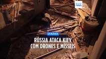 Ucrânia trava ataque russo a Kiev com 20 drones iranianos e dois mísseis 