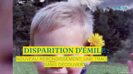 Disparition d'Emile : nouveau rebondissement, une trace de sang découverte