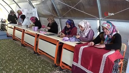 Depremzede kadınlar kooperatif çatısında yeniden üretime başladı