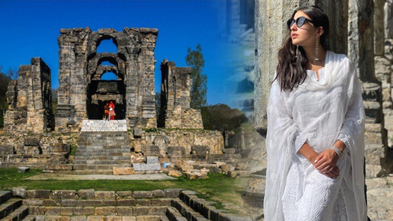 Sara Ali Khan Martand Sun Temple Video Viral |...