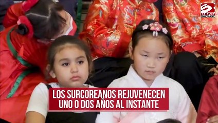 Los surcoreanos rejuvenecen uno o dos años al instante