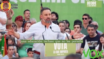 Mitin de Santiago Abascal en Zaragoza