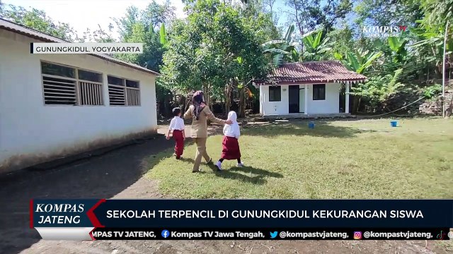Sekolah Terpencil di Gunungkidul Kekurangan Siswa