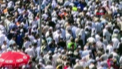 Menzil cemaati lideri Elhüseyni, son yolculuğuna uğurlandı