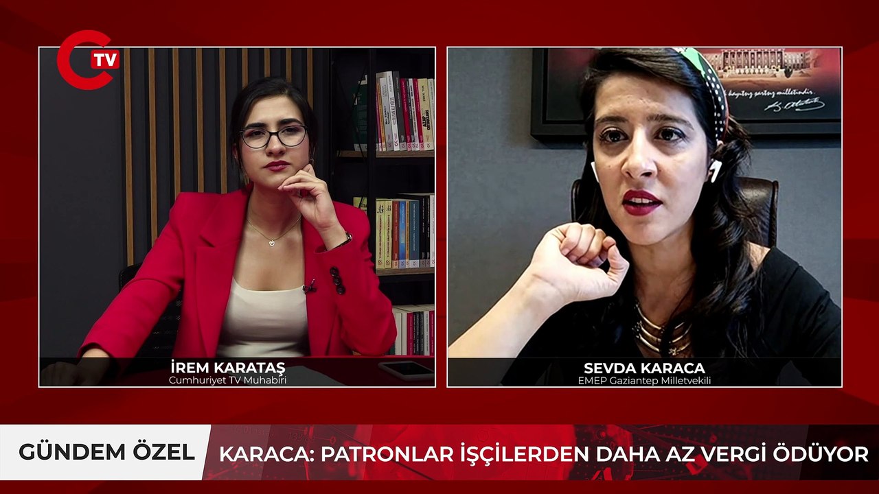 Emep milletvekili Sevda Karaca Cumhuriyet TV'de iktidara ateş püskürdü!
