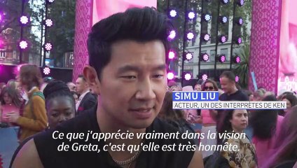 Tapis rose à Londres pour la première européenne de "Barbie"