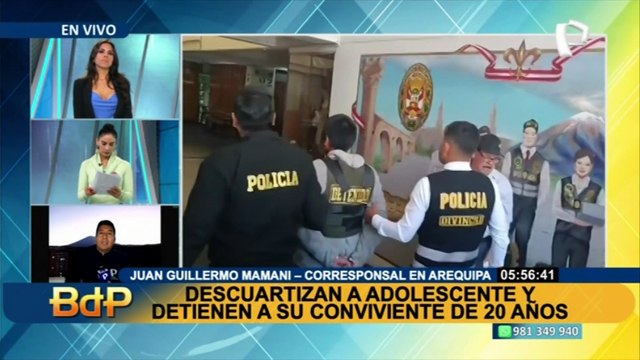 Feminicidio en Arequipa: sujeto de 20 años es detenido tras descuartizar a su pareja menor de edad