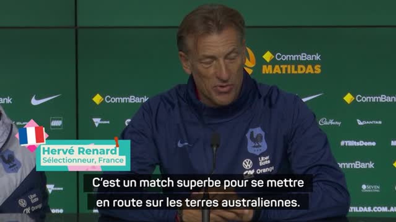 France - Renard : "Un match superbe pour se mettre en route sur les terres australiennes"