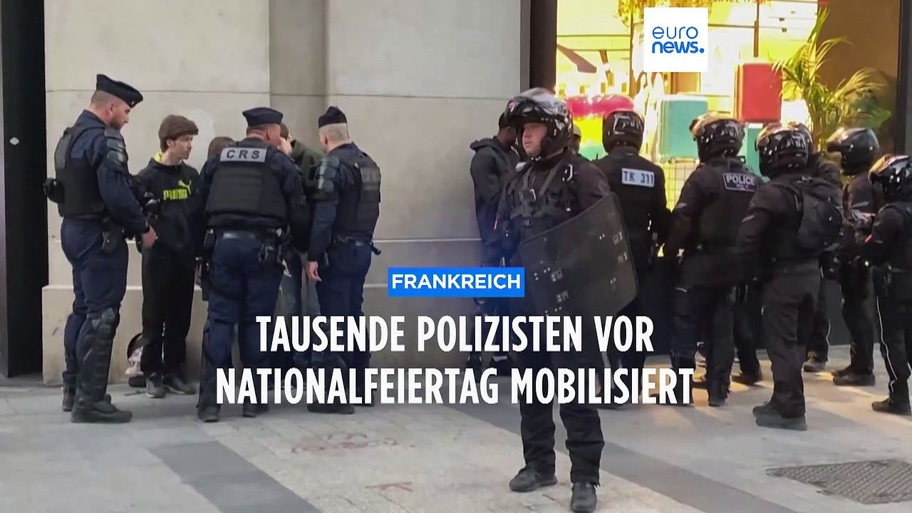 Französischer Nationalfeiertag: Polizei bereitet sich auf den Ernstfall vor