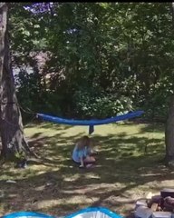 Entrée de hamac pas si réussie