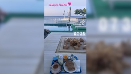 El mejor desayuno para Ana Obregón, acompañada de su pequeña