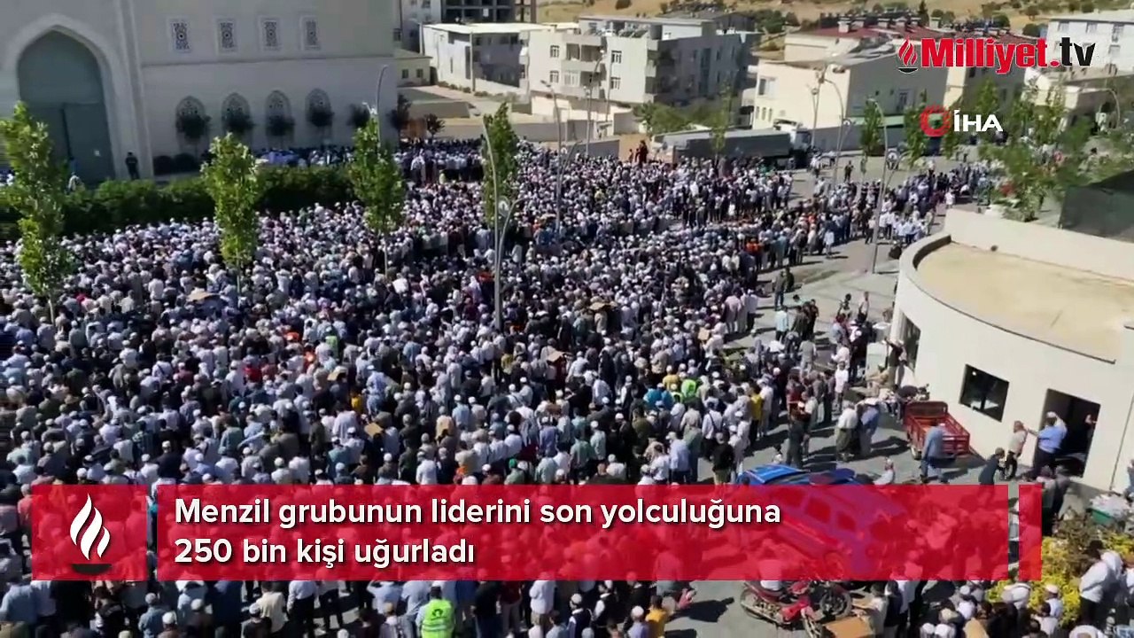 Menzil cemaati lideri Abdülbaki El Hüseyni, son yolculuğuna uğurlandı