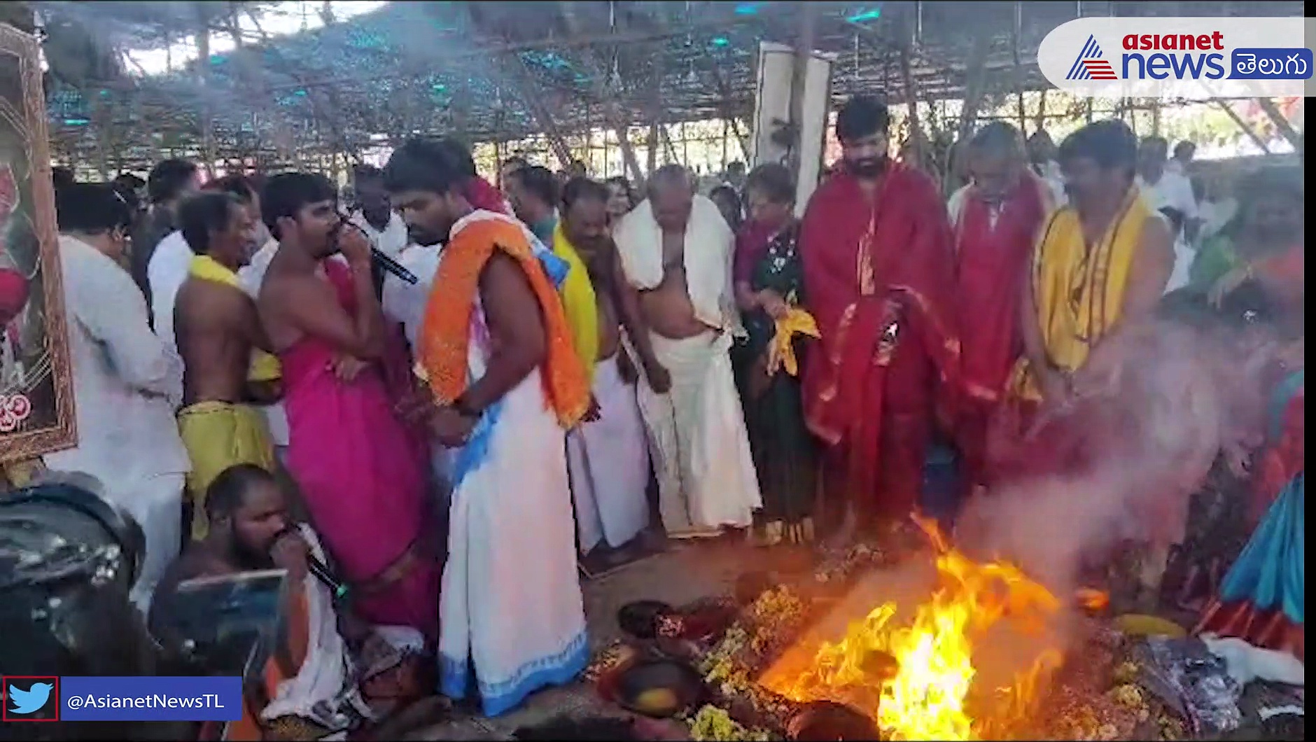 కేసీఆర్ బాటలోనే పైలట్... రాజశ్యామల యాగం చేపట్టిన రోహిత్ రెడ్డి