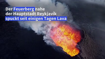 Island: Vulkanausbruch fasziniert Touristen