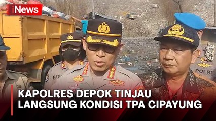 Tinjau Langsung Kondisi TPA Cipayung, Kapolres Depok: Menangani Sampah Butuh Waktu