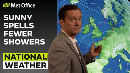 Met Office Afternoon Weather Forecast 12/07/2023 - Brighter day for much