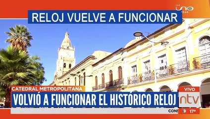 Volvió a funcionar el reloj de la catedral metropolitana