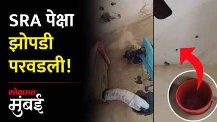SRA च्या इमारतीला लागली गळती, प्राधिकरणाचे सपशेल दुर्लक्ष!
