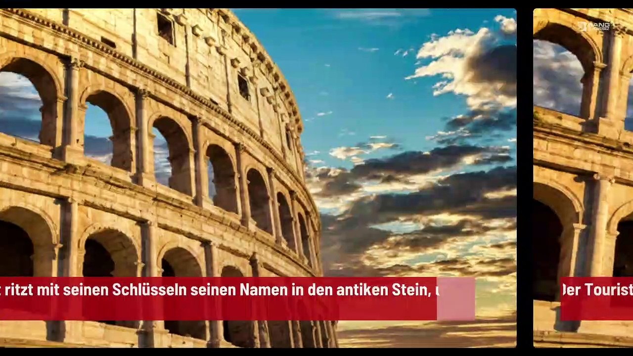 Der “Kolosseum-Ritzer” wusste nicht wie alt das Bauwert ist