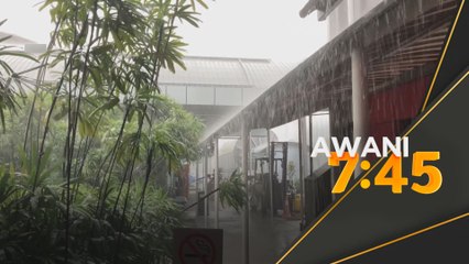 Hujan lebat sehingga Sabtu