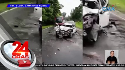 Download Video: 1 sugatan sa salpukan ng bus at kotse sa gitna ng malakas na ulan | 24 Oras