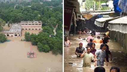 दिल्ली में बाढ़ का कहर, सड़कों से लेकर घरों तक भरा पानी, स्कूल कॉलेज रहेंगे बंद