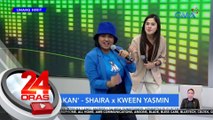 Internet sensation Kween Yasmin, iflinex ang kaniyang vocals at rapping skills sa Unang Hirit | 24 Oras