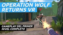 Así es el primer nivel de Operation Wolf Returns: First Mission VR en PS VR2