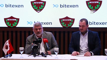 İSTANBUL - Atakaş Hatayspor ile Bitexen arasındaki iş birliği yeni sezonda sürecek
