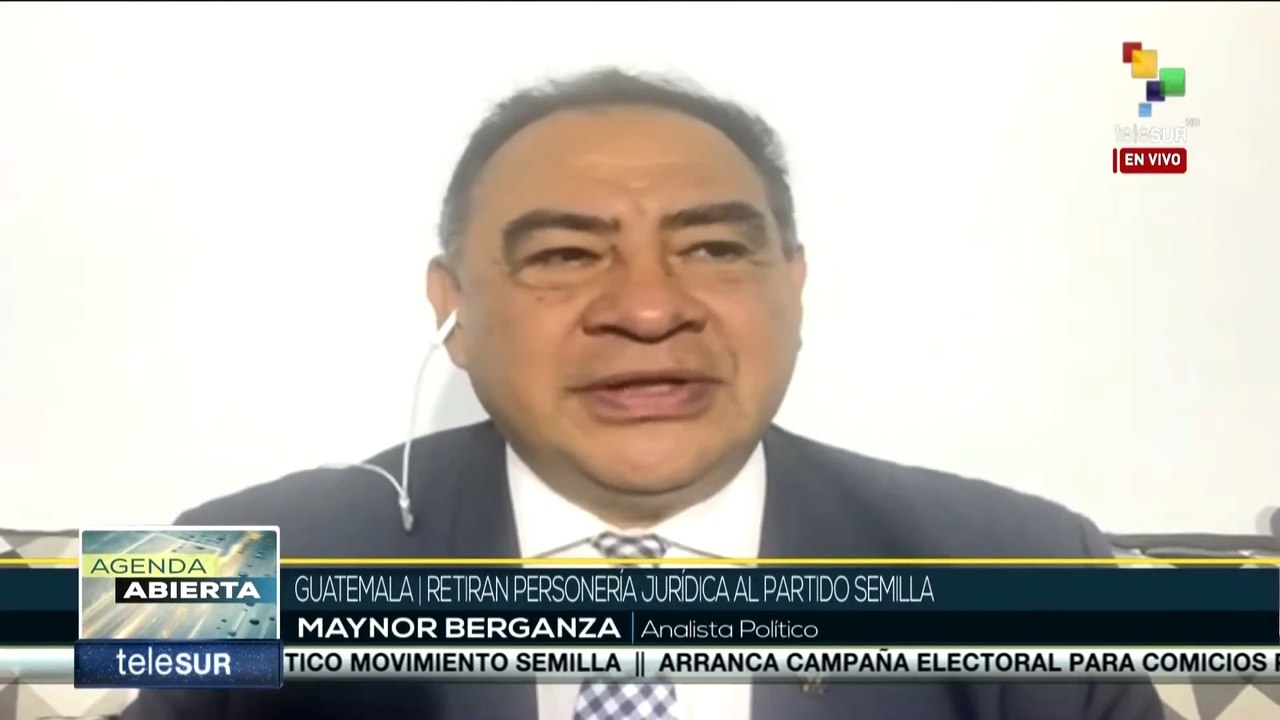 Berganza: La resolución de suspender al partido político Semilla es manifiestamente ilegal