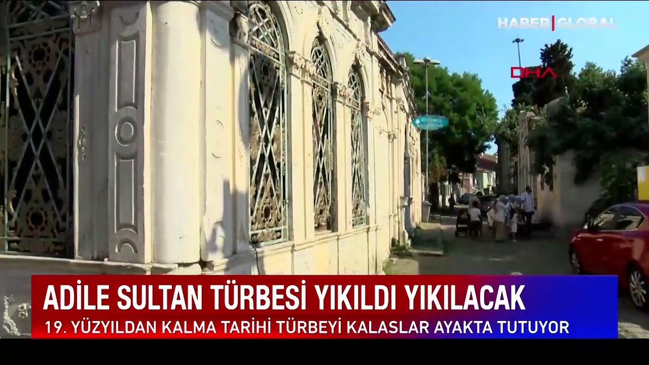 Utandıran görüntü: Adile sultan türbesi yıkıldı yıkılacak