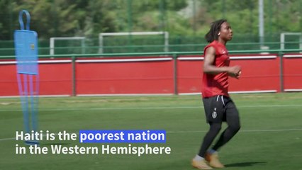 Haiti footballer hopes World Cup can bring joy to the country