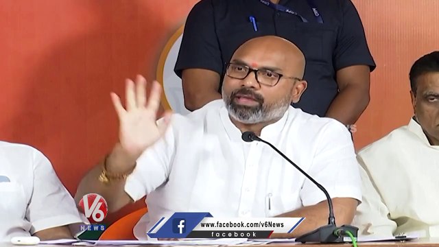 BJP MP Dharmapuri Arvind Satires On CM KCR and Revanth Reddy _ V6 News