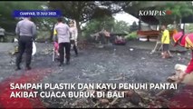 Akibat Cuaca Buruk di Bali, Sampah Cemari Pantai