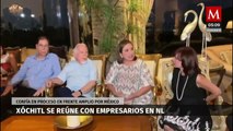 Xóchitl Gálvez se reúne con empresarios en Nuevo León de manera “exprés”
