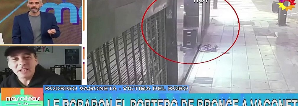 Rodrigo Vagoneta contó el robo que sufrió en su edificio