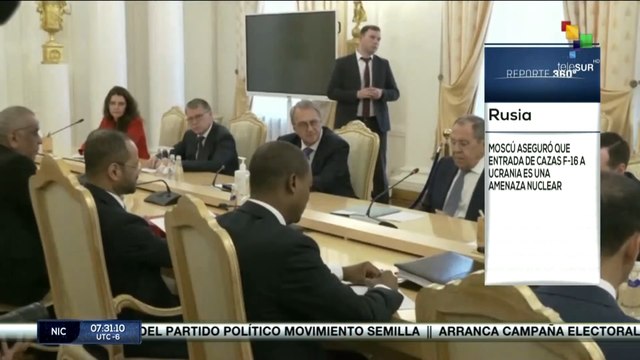 Reporte 360° 13-07: Moscú: Entrada de aviones cazas F-16 a Ucrania es una amenaza nuclear