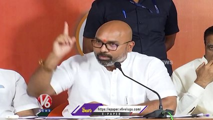 Dharmapuri Arvind Reacts On Revanth Reddy Comments Over 24 Hours Power Supply Issue _ V6 News