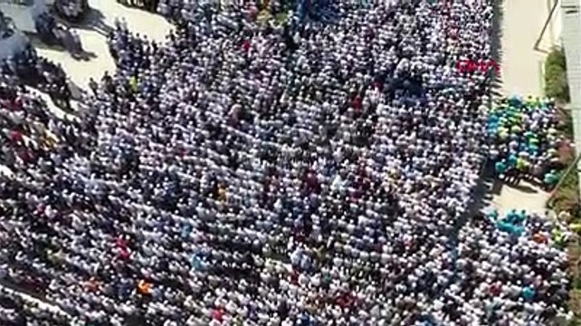 Menzil şeyhi Abdulbaki Erol'un cenazesi