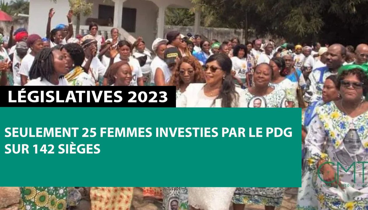 [#Reportage] Législatives 2023 : seulement 25 femmes investies par le PDG sur 142 sièges