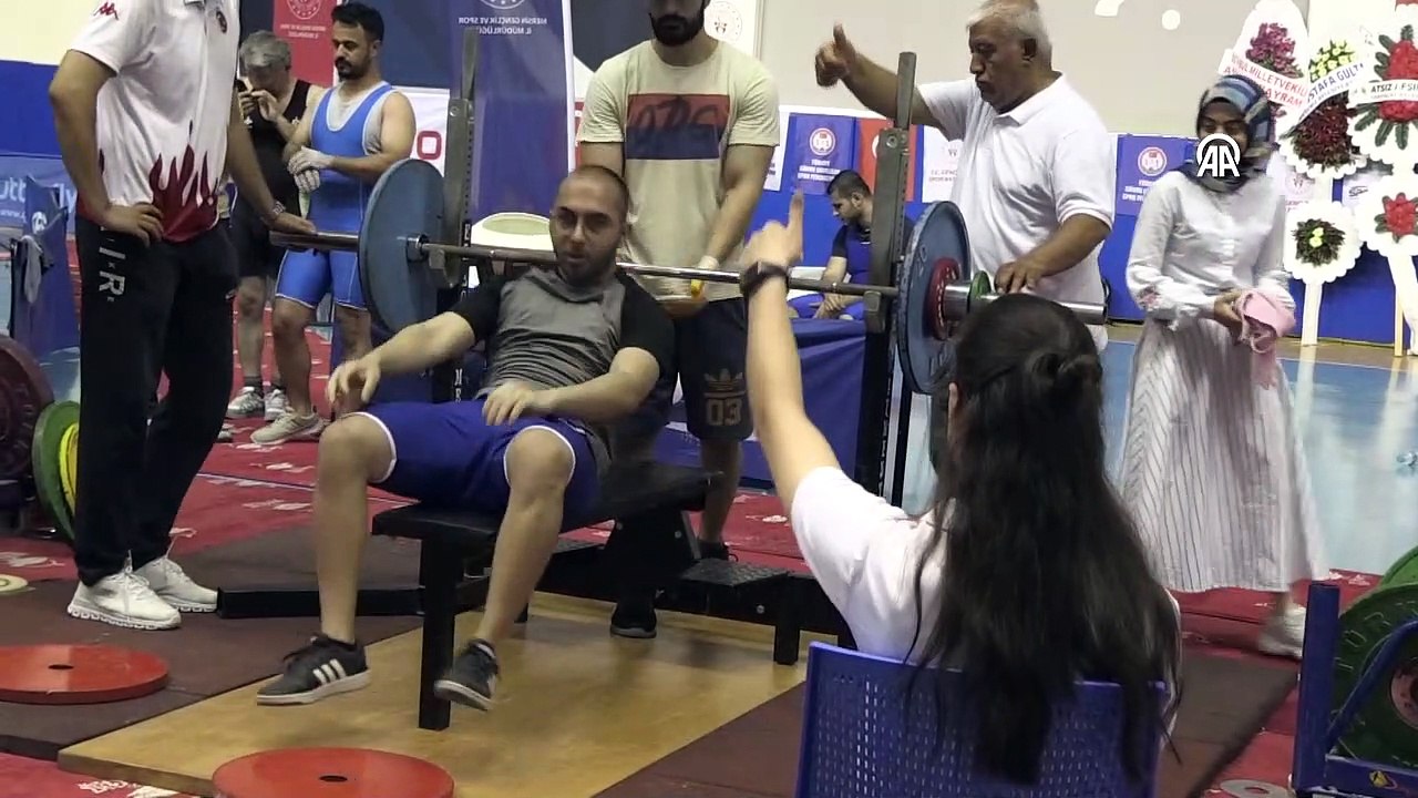MERSİN - Görme Engelliler Halter Türkiye Şampiyonası sona erdi