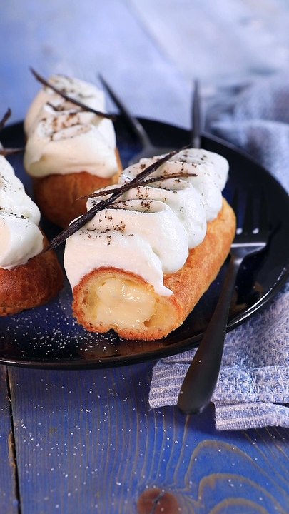 Eclair chic à la vanille