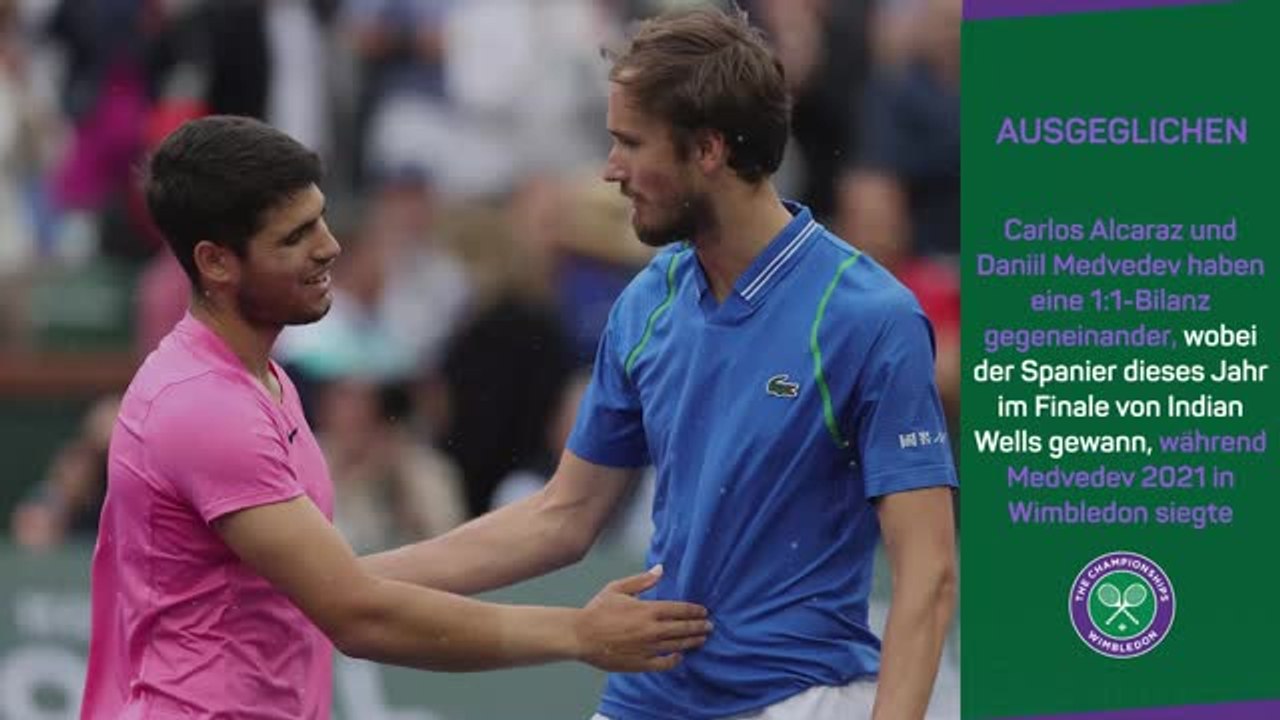 Vorschau auf das Halbfinale: Alcaraz vs. Medvedev