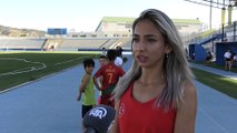 KIRIKKALE - Milli atlet Semra Karaslan, olimpiyatlara odaklandı