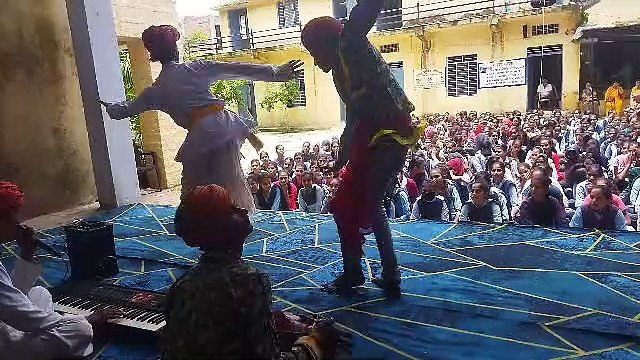 राजीव गांधी ग्रामीण व शहरी ओलंपिक खेल मशाल पहुंची झालावाड़, किया स्वागत