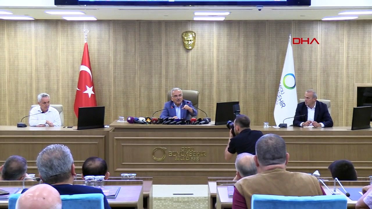 Ordu Büyükşehir Belediye Başkanı Mehmet Hilmi Güler, sel felaketi sonrasında derelere sel kapanları kuracak