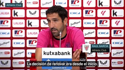 Raúl García y su renovación con el Athletic