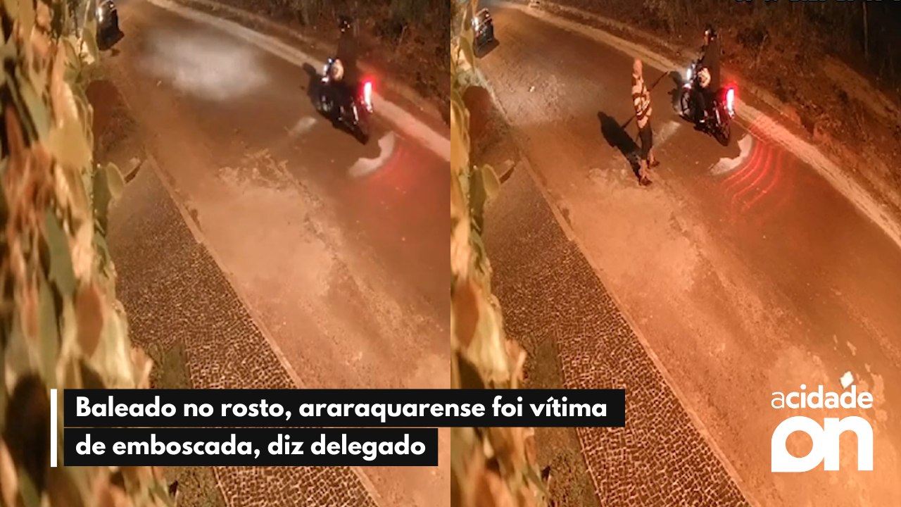 Baleado no rosto, araraquarense foi vítima de emboscada, diz delegado