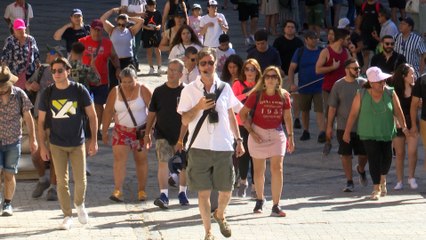 El calor agota a trabajadores a pie de calle en una C-LM donde estos días se han superado 40º